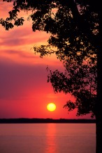 Kentucky, Kentucky lake, sunset, Land Between the Lakes